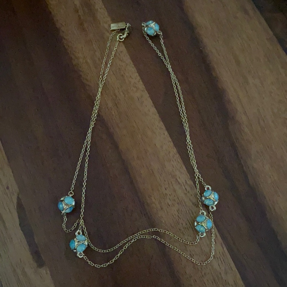 Set of necklace and earrings